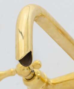 Handcrafted antique brass wall mount faucet for vintage and modern bathrooms