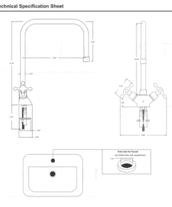 Single hole antique brass bathroom faucet with vintage design