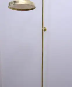 Antique brass shower fixtures with vintage brass shower system