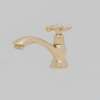 Single hole brass bathroom faucet with antique finish
